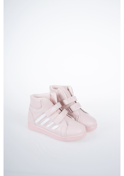 Pudra Yanı Beyaz Şeritli Cırtlı Bot modelleri