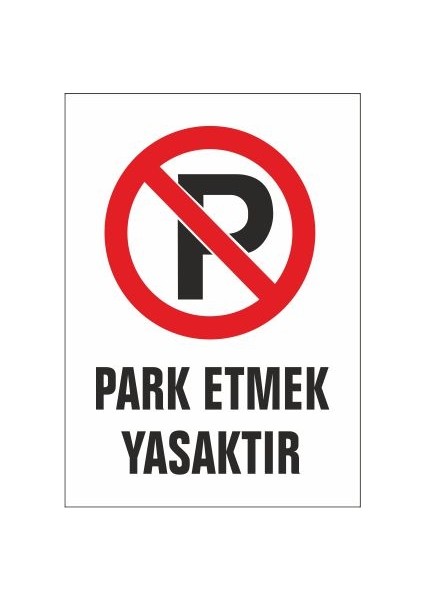 Park Yasak Levhaları 5 Adet