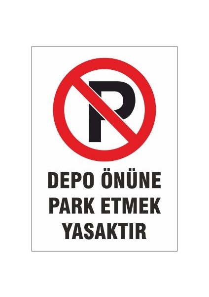 Park Yasak Levhaları 5 Adet