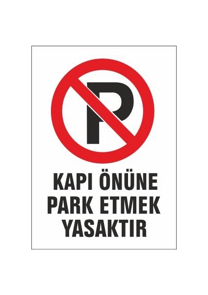 Park Yasak Levhaları 5 Adet