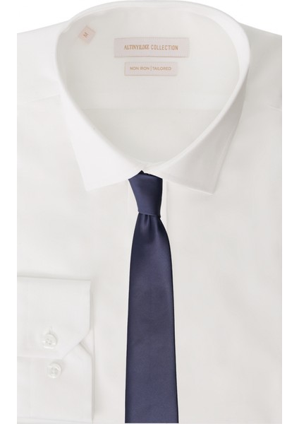 ALTINYILDIZ CLASSICS Erkek Lacivert Lacivert Nano Kravat modelleri