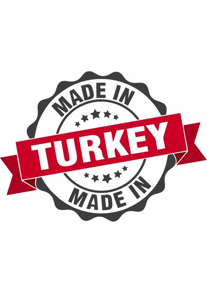 Etiket Sanatı Kendinden Yapışkanlı Made In Turkey Etiketi 4 x 3 cm 1 Paket 1000'li