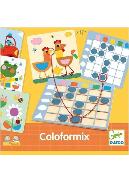 Coloformix Shapes - Dikkat Geliştirme, Renk ve Geometrik Şekil Öğretme Oyunu 3+ Yaş