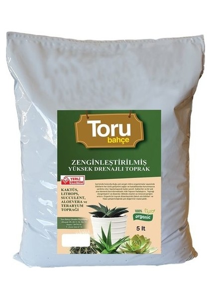 Zenginleştirilmiş Yüksek Drenajlı Toprak 5 lt