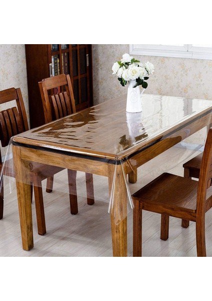 Şeffaf Pvc Ince Masa Örtüsü 0,15 mm 100 x 140 cm
