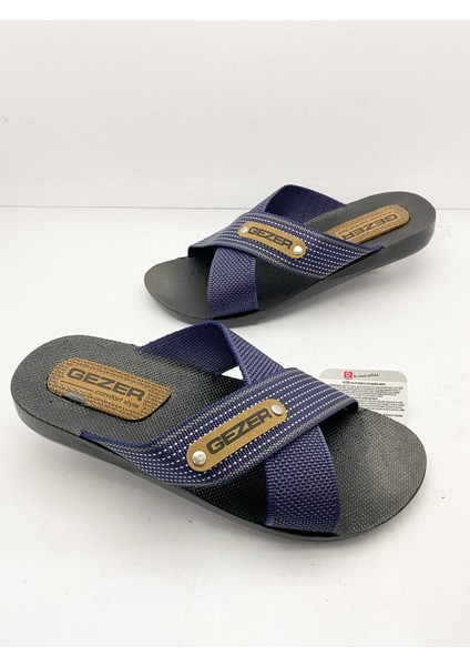 Erkek Çapraz Terlik Modeli - Lacivert