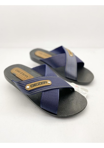 Erkek Çapraz Terlik Modeli - Lacivert fiyatları