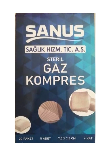 Steril Gaz Kompres 100 Adet