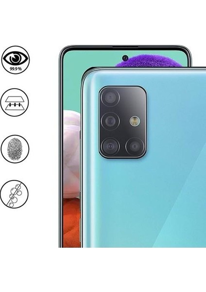 Ecr Samsung A51 Kırılmayan Kamera Koruyucu 2 Adet