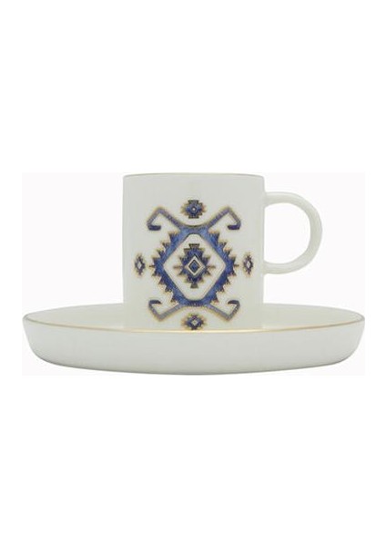 Arabesque Desen5 Tabaklı Kahve Fincanı modelleri