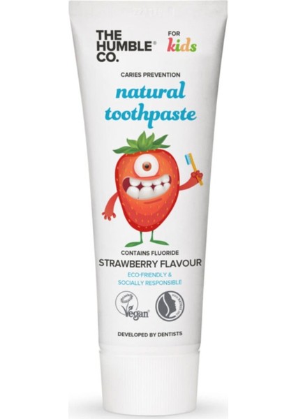 Çocuk Diş Macunu - Çilek Aromalı 75 ml