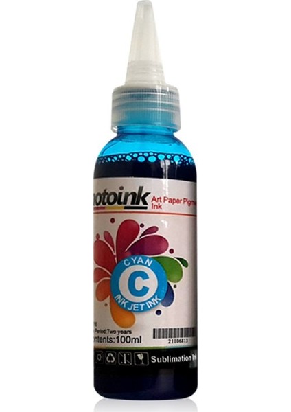 Surecolor SC-F500 Süblimasyon-Transfer Baskı 100 gr Mürekkep Mavi