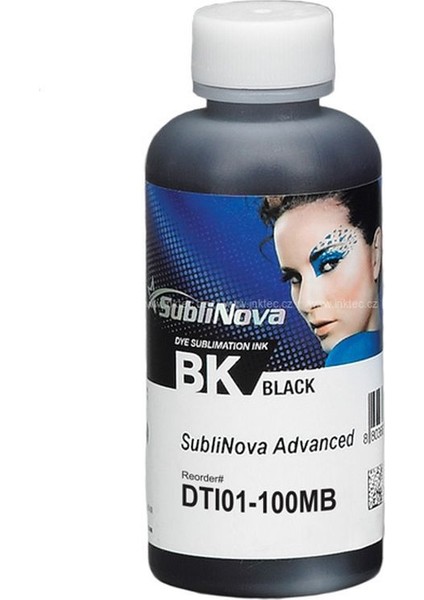 Inktec Sublinova Sublimasyon Mürekkebi 100ml Siyah