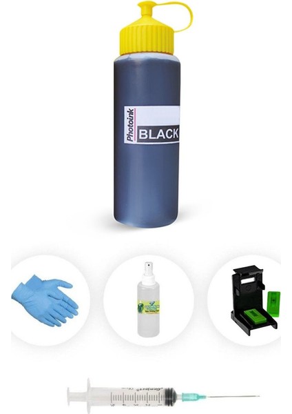 PSC 1110 500ml Plus Kartuş Dolum Set Siyah