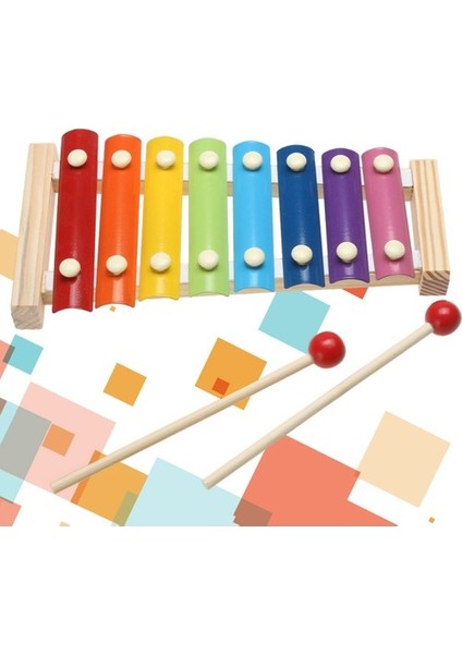 Happy Toys Ahşap Xylophone