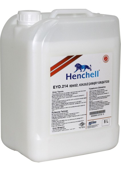 Çamaşır Yumuşatıcısı-Renksiz Kokusuz 5 lt - 100 Yıkama