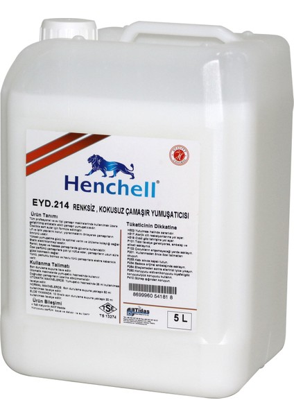 Çamaşır Yumuşatıcısı-Renksiz Kokusuz 5 lt - 100 Yıkama