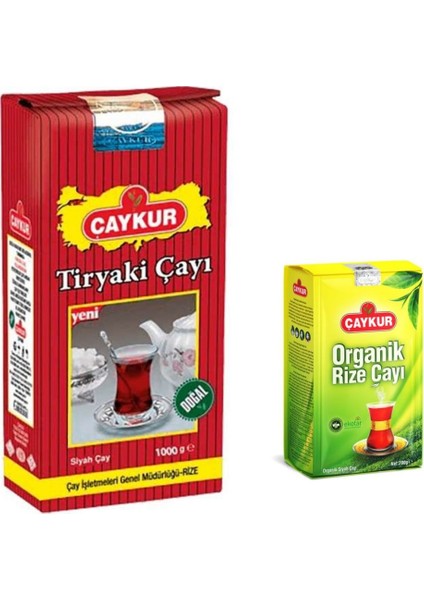Tiryaki Çayı 1000 Gram+Organik Rize Çayı 200 Gram