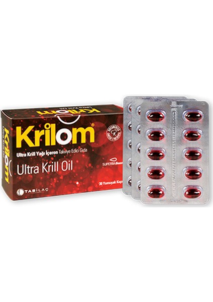 Krilom Ultra Krill Oil 30 Kapsül