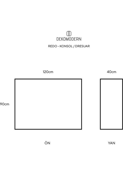 Dekomodern Redo Konsol/Dresuar