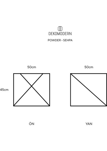 Dekomodern Powder Sehpa