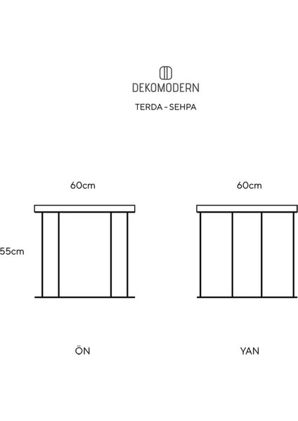 Dekomodern Terda Sehpa