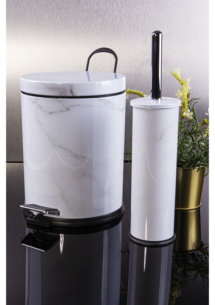 Mermer Desen Banyo Seti