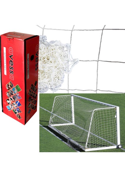3 Metre Futbol Kale Filesi 4 mm Ip Kalınlığı KR118