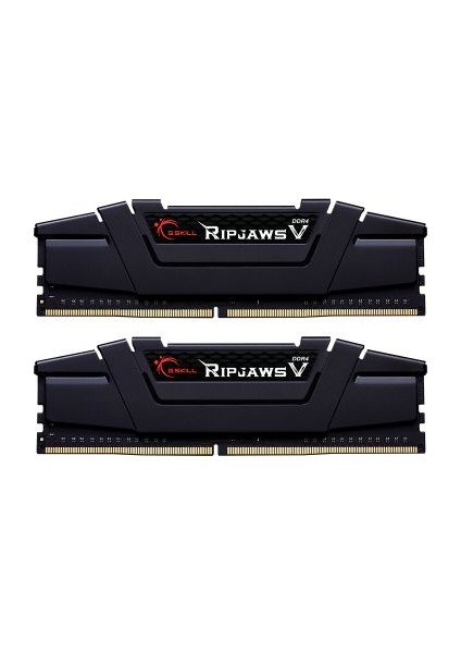 RipjawsV Siyah DDR4-4000Mhz CL18 32GB (2X16GB) DUAL (18-22-22-42) 1.40V (F4-4000C18D-32GVK)