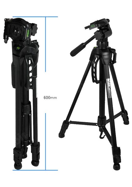 147CM Pro Plus Dslr Tripod 600D 650D 700D Kamera Tripodu