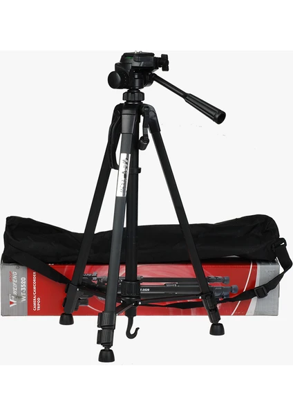 3540 Pro Plus 157CM Dslr Tripod D5100 D5200 D5300 Kamera Tripodu