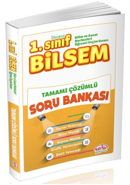 1. Sınıf Bilsem Hazırlık Kitapları Seti 3'lü Set