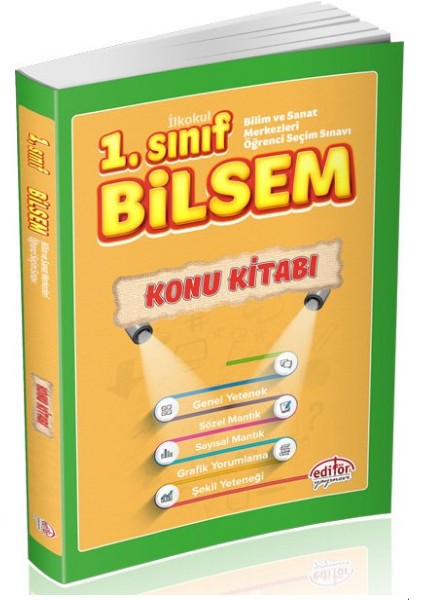 1. Sınıf Bilsem Hazırlık Kitapları Seti 3'lü Set