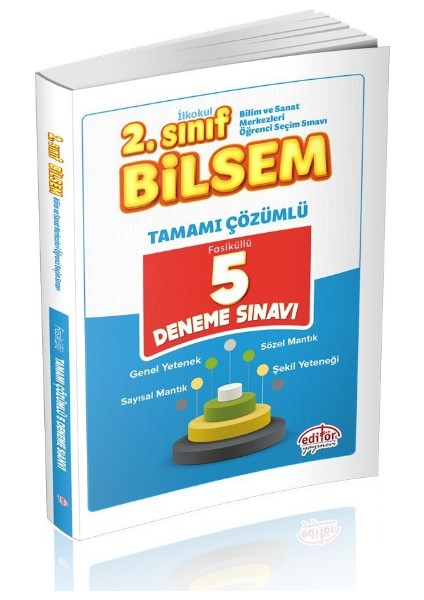 2. Sınıf Bilsem Hazırlık Kitapları Seti 3'lü Set