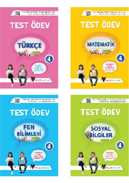 4. Sınıf Test Ödev Kitapları