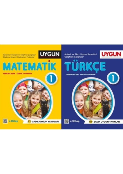 1. Sınıf Türkçe 1. Sınıf Matematik 2 Kitap Bir Arada