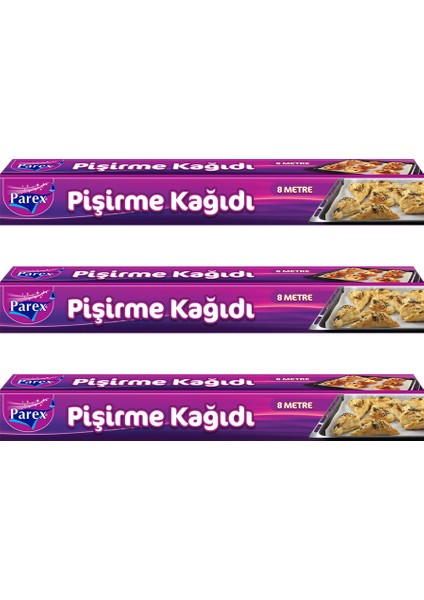 3 'lü Pişirme Kağıdı 8 Mt.
