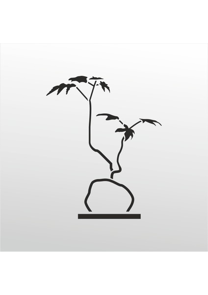 Folyo Sticker Taş ve Ağaç