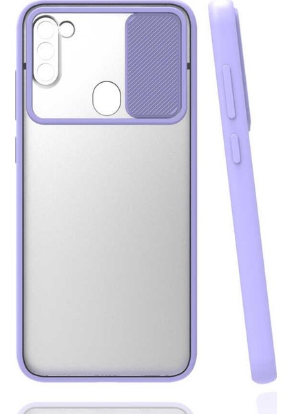 Galaxy M11 Kılıf Kamera Korumalı Mat Yüzey Lensi Kapak