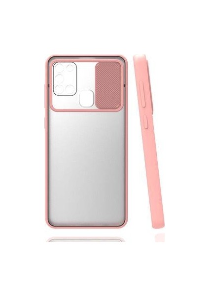 Galaxy A21S Kılıf Kamera Korumalı Mat Yüzey Lensi Kapak