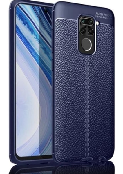 Xiaomi Redmi Note 9 Deri Desenli Kamera Korumalı Silikon Kılıf