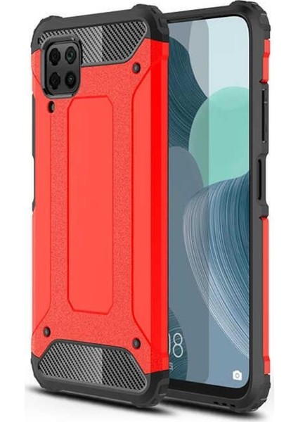 Huawei P40 Lite Kamera Korumalı Armor Hybrid Zırh Koruma Kılıf