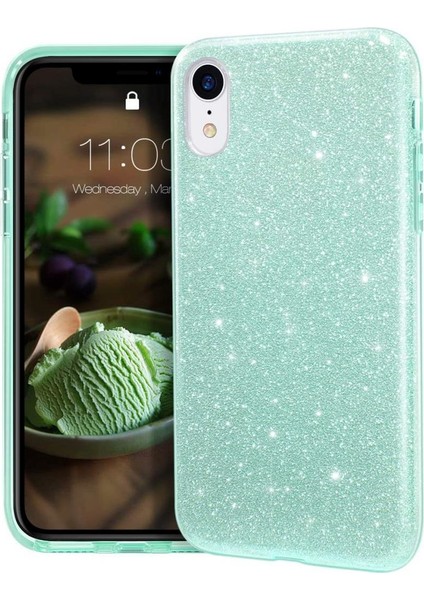 Apple iPhone XS 5.8 Kılıf ​​​Zore Eni Parıldayan Taşlı Kılıf