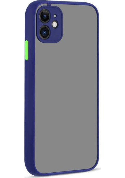 Apple iPhone 11 Kılıf Kamera Korumalı Mat Sert Lüx Rubber
