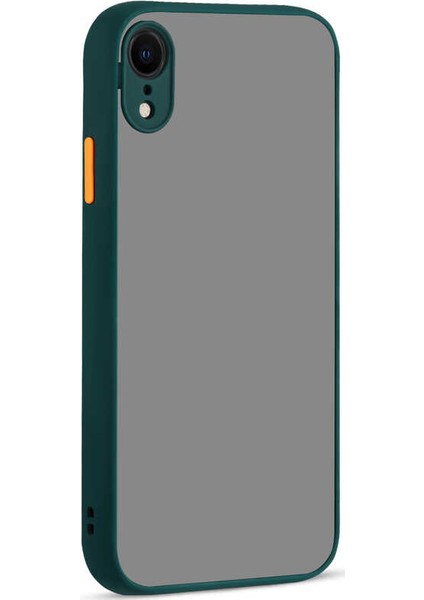 Apple iPhone XR 6.1 Kılıf Kamera Korumalı Mat Sert Lüx Rubber