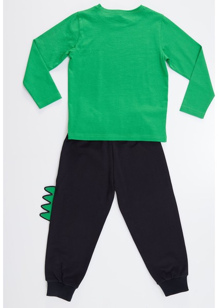 Tırtırlı Dino Erkek Çocuk Pantolon Takım fırsatları