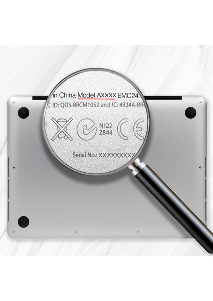 MACBOOK Air 13' 2020 A2179 Koruma Kılıf Özel Tasarım Simli fiyatları