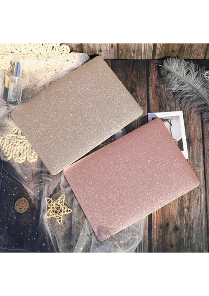 MACBOOK Pro 13' 2020 / 2022 A2338 (M1) A2686 M2 Koruma Kılıfı Özel Tasarım Simli Case GOLD fırsatları