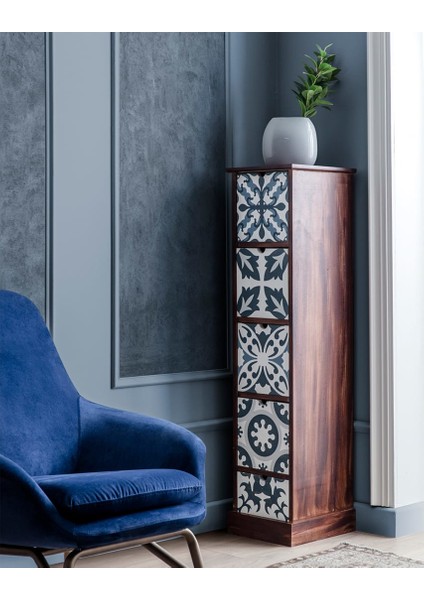 Renga 5 Çekmeceli Dresuar Beyaz