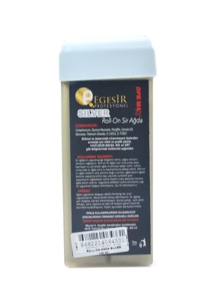 Profesyonel Sir Roll-On Ağda Titanium 100ML